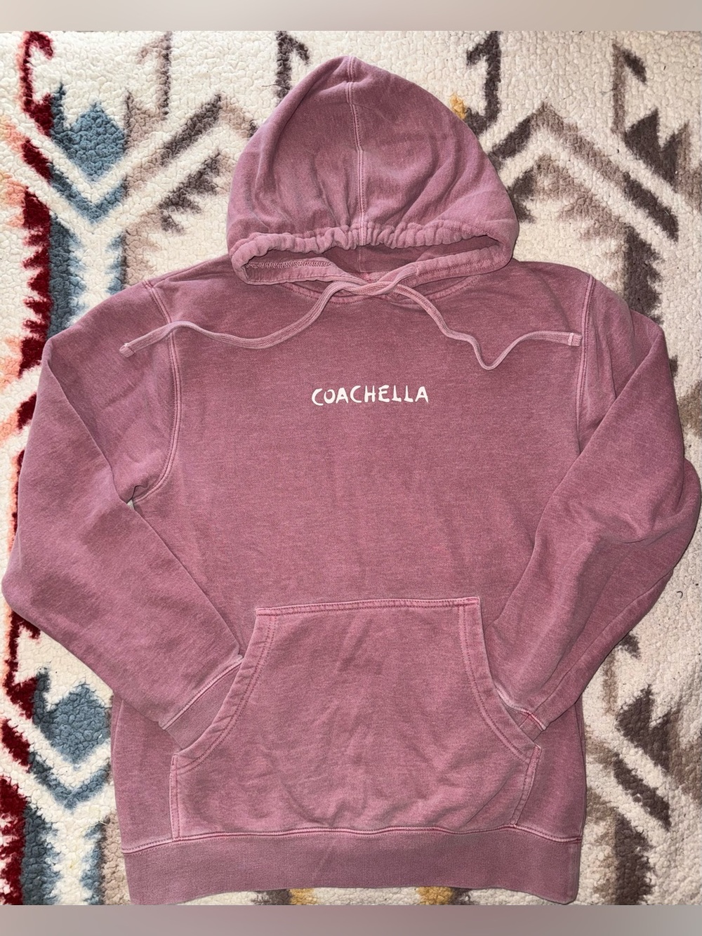 Coachella Men's Hoodie Sweatshirt in Dusty Rose
